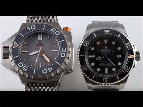 rolex deepsea vs omega ploprof|Rolex vs OMEGA: Ultimate Comparison Guide .